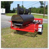 8' x 30" Charcoal wood smoker